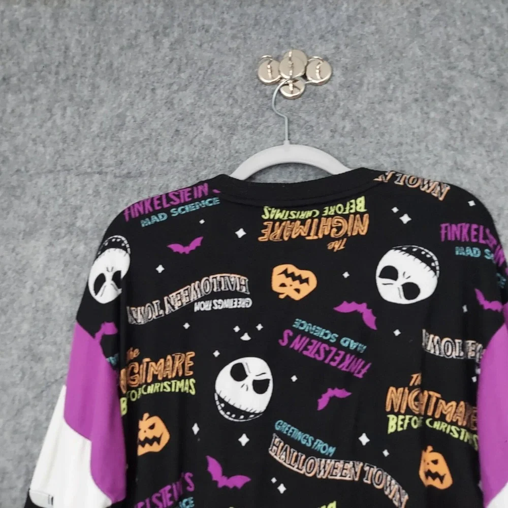 Disney‎ Women Pajama Dress S Nightmare Before Christmas Sweater Long Sleeve Jack - Picture 7 of 10